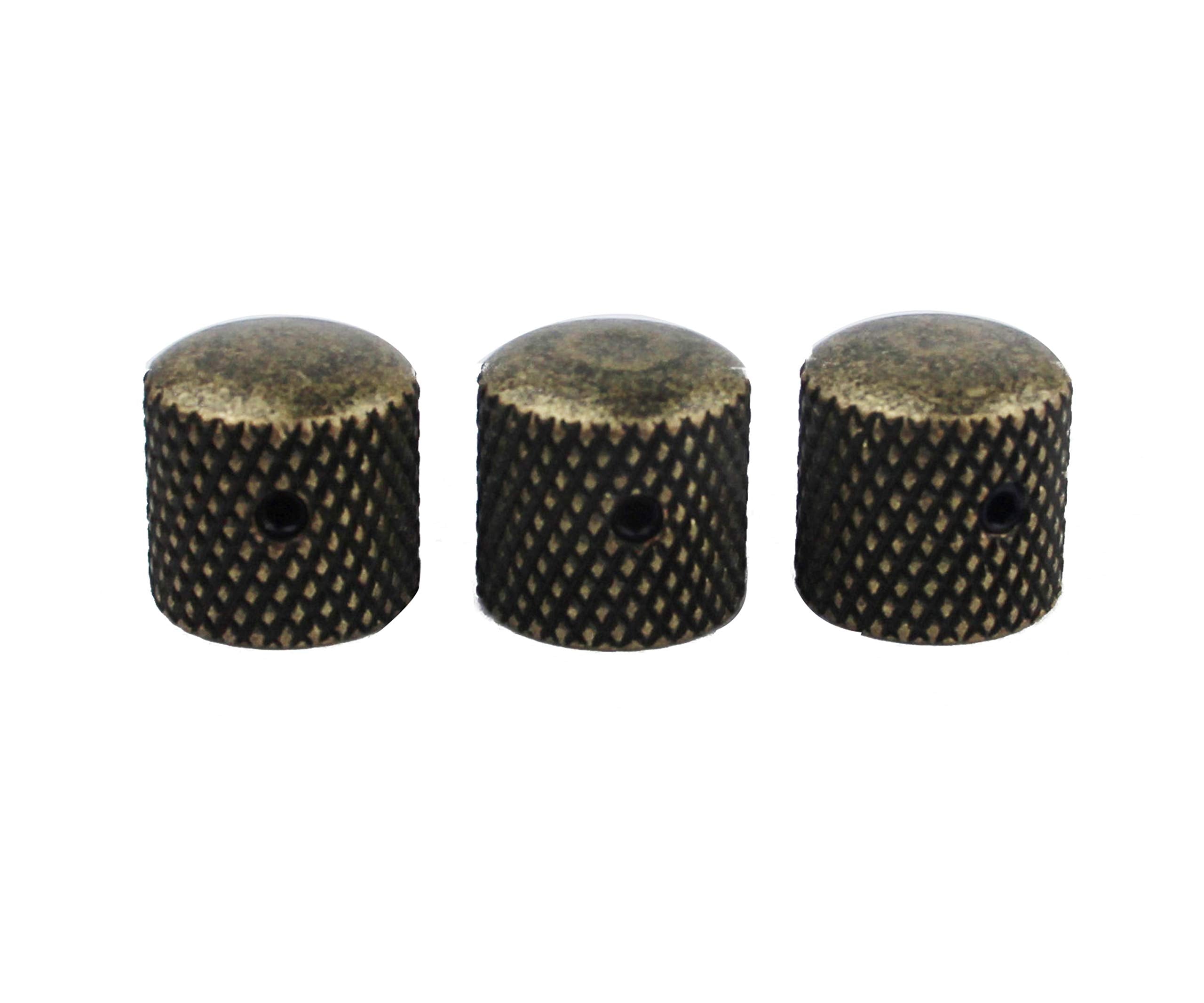 Guyker Guitar Bass Potentiometer Control Knobs with 6mm Dia. Shaft Pots - High Grade Dome Speed Tone Volume Knob Replacement for